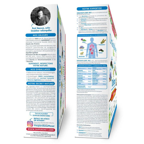 Drainaflore Bio 20 ampoules