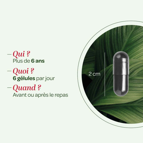 Charbon Végétal Activé 150 gélules