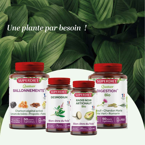 Charbon Végétal Activé 150 gélules