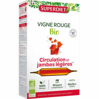 Vigne Rouge Bio 20 Ampoules