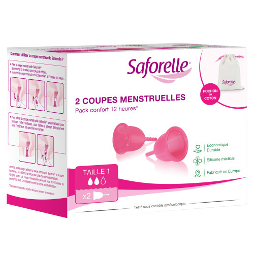 Cup Protect Coupe Menstruelle x2 Taille 1