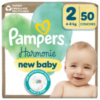 HARMONIE Couches Bébé Taille 2 de 4 à 8 kg 48 Unités