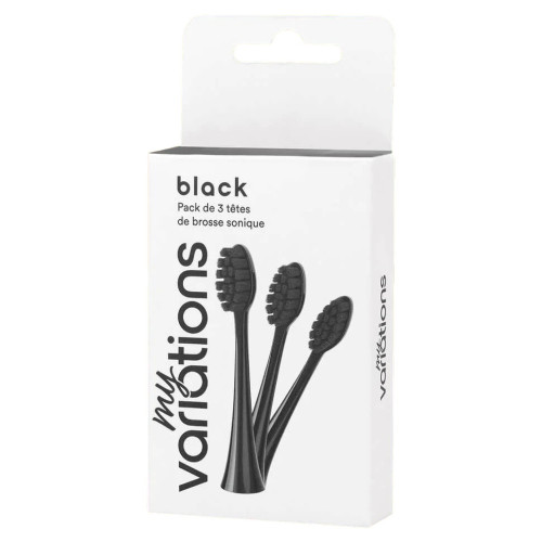 Pack 3 Têtes Brosse à Dents Noir