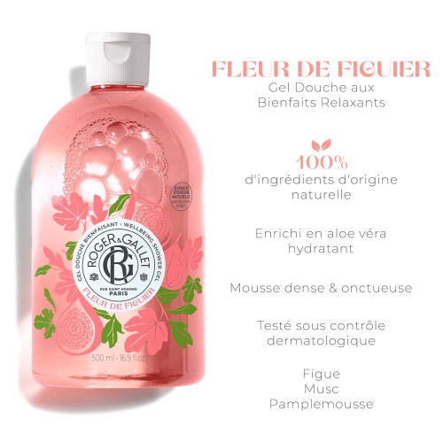 Gel Douche Bienfaisant Fleur de Figuier 500 ml