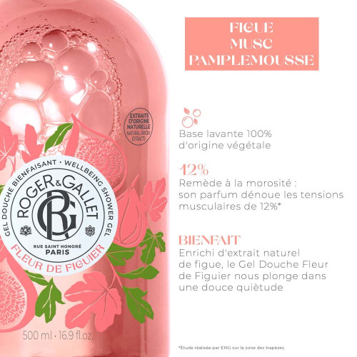 Gel Douche Bienfaisant Fleur de Figuier 500 ml