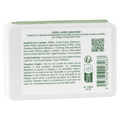 Enrouement gommes 50 g