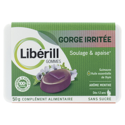 Gorge irritée gommes 50 g