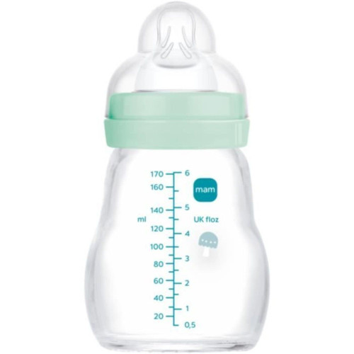 MAM Biberon Verre 170 ml Transition Naturelle Nouveau-nés Pharma360