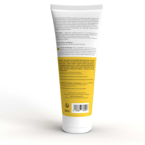 CicaManuka Baume Corps 200ml Peaux Sèches Apaisées - Pharma360