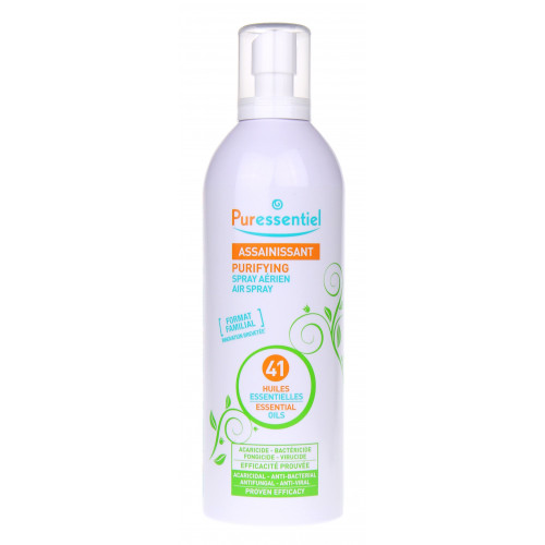 Puressentiel Spray Assainissant aux 41 Huiles Essentielles 500ml : Tous les  Produits Puressentiel Spray Assainissant aux 41 Huiles Essentielles 500ml  Pas Cher & Discount