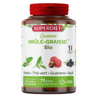 Superdiet Quatuor Maté Brûle-Graisse 150 Comprimés Vegan Minceur Bio