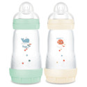 MAM Biberons Easy Start 260ml Anti-colique Réduit Gaz et Régurgitations