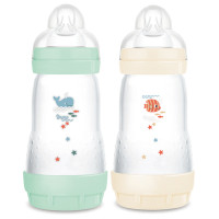 MAM Biberons Easy Start 260ml Anti-colique Réduit Gaz et Régurgitations