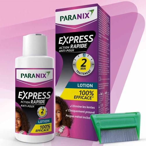 Paranix Express Anti-Poux 95ml Efficace 2 Min Cheveux Sains Pharma360