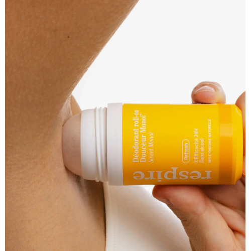 Respire Déodorant Roll-on Monoï 50ml Protection Naturelle 24h