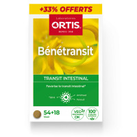Ortis Bénétransit 72 Comprimés Transit Équilibré et Légèreté Pharma360