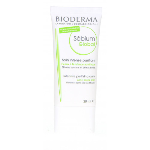 BIODERMA SEBIUM Global 30mL - Elimine boutons et points noirs