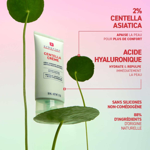 Erborian Centella Crème Hydratante 50 ml Peaux Sensibles Apaisée