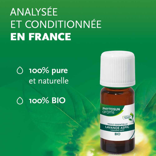 Phytosun Arôms Huile essentielle Lavande Aspic 10ml Antidouleur Naturel