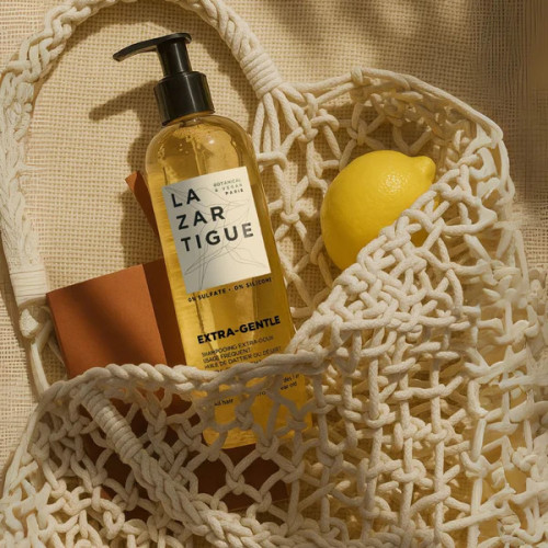 LAZARTIGUE EXTRA Shampoing : Nettoyage Doux - Huile de Dattier - Vegan