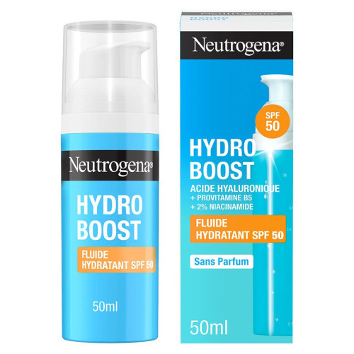 Neutrogena Fluide SPF50 - Hydratation 8h + Protection UV Anti-Âge