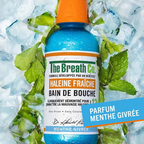 Bain Buccal The Breath Co - Menthe Givrée, Haleine Fraîche 12h