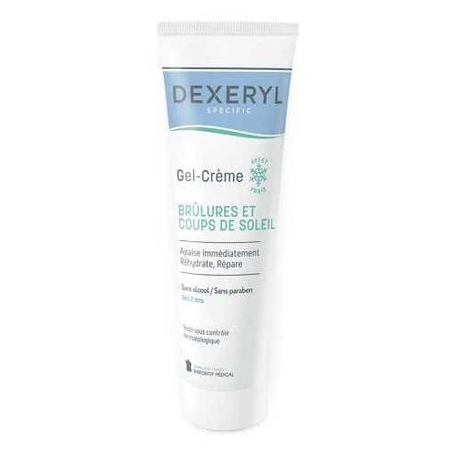 Gel-Crème Dexeryl : Brûlures & coups de soleil - Apaise et répare