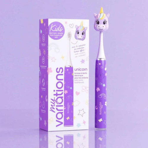 Brosse à dents électrique licorne Kids - Nettoyage efficace dès 3 ans