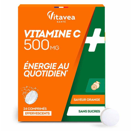 Comprimés effervescents VITAVEA - 500mg Vit C, immunité renforcée