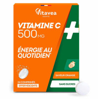 Comprimés effervescents VITAVEA - 500mg Vit C, immunité renforcée