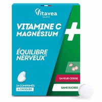 Complément VITAVEA : Vit C+Magnésium pour Vitalité & Réduction Fatigue