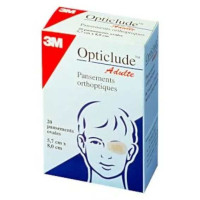 3M Opticlude Adulte 20 Pansements - Parapharmacie
