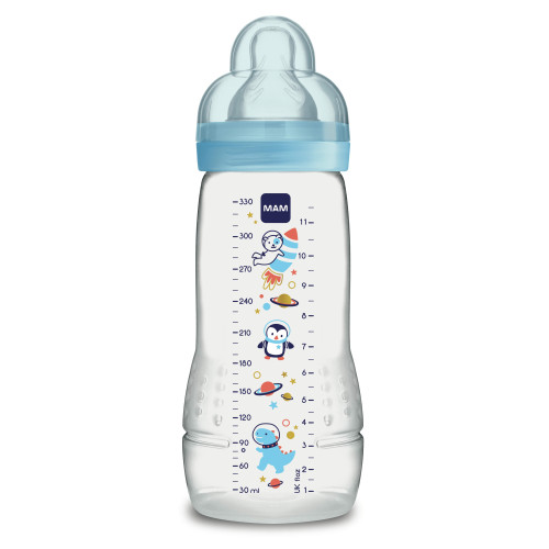 MAM Biberon 2eme Age 330mL Candy Pink - Confort et sécurité chez