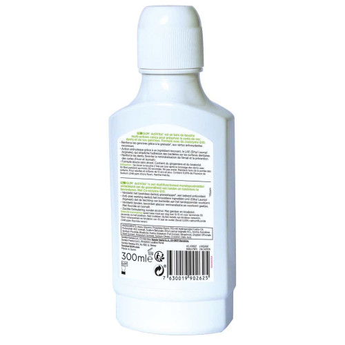 GUM Activital Bain de Bouche 300mL - Soin Antioxydant et Anti-Plaque