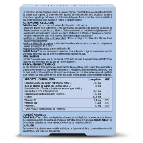 New Nordic Skin Care Cellufit Action 60 Comprimés - Anti-Cellulite