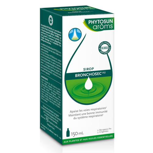 PhytoSun Arôms Sirop Bronchosec 150ml - Apaise vos bronches