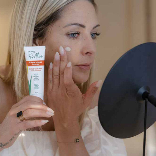 Pur Aloé Crème Visage Intense Bio 50ml - Hydratation Profonde