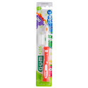 GUM Brosse à Dents Kids Monster 3-6 ans - Hygiène et Plaque Dentaire