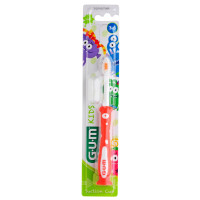 GUM Brosse à Dents Kids Monster 3-6 ans - Hygiène et Plaque Dentaire
