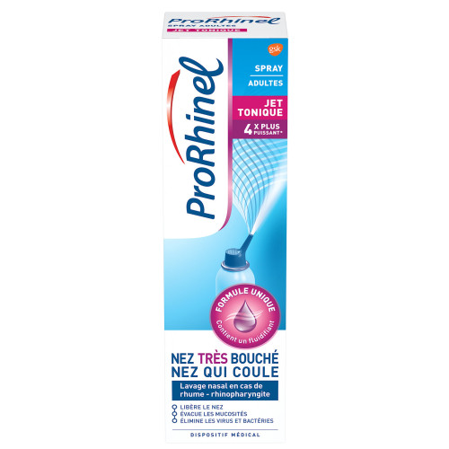 PRORHINEL Spray Nasal Adultes 100ml - Respirez Mieux avec