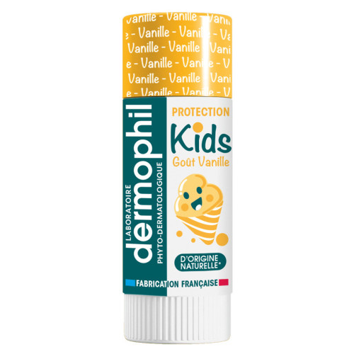 Dermophil Kids Protection Lèvres Vanille 4g - Soin Hydratant