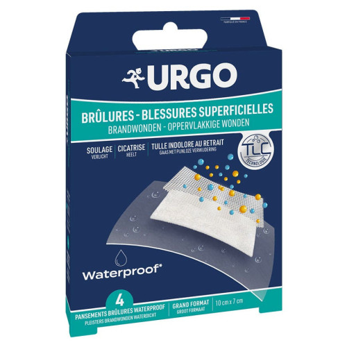 URGO Pansements Waterproof 4 unités - Soulage et cicatrise