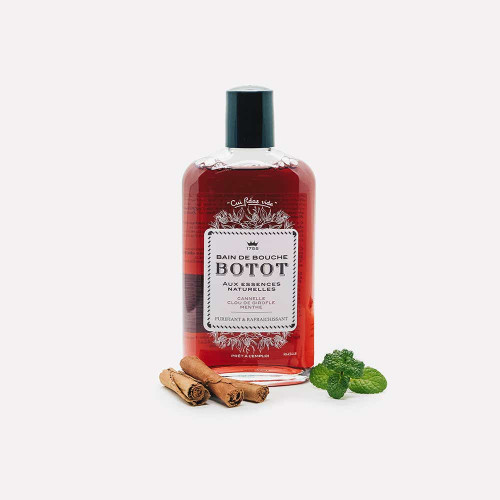 BOTOT Bain Bouche Cannelle Girofle Menthe 250ml - Haleine Fraîche