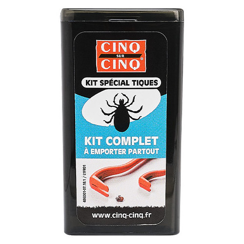 Cinq sur Cinq Kit Spécial Tiques 2 pièces - Retrait sûr