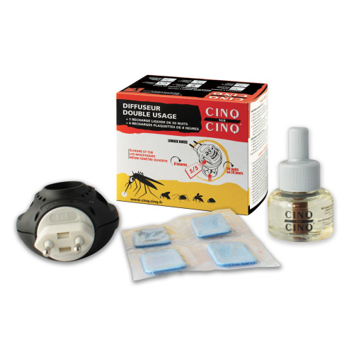 Cinq sur Cinq Diffuseur Double Usage 1 - Protection 45 nuits