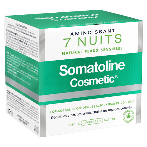 Somatoline Amincissant Natural 7 Nuits 400ml - Minceur Efficace