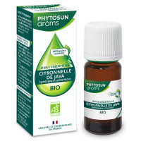 Phytosun Arôms Citronnelle Java Bio 10ml - Parfum Bio Ambiant