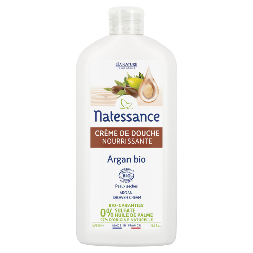 Crème Douche Argan Fleur d'Oranger 500ml - Nettoyage Doux Bio