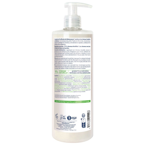 Natessance Shampooing Ricin Bio 500ml - Fortifie et Régénère