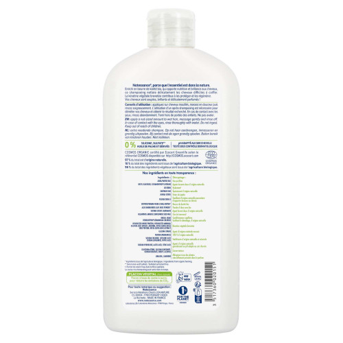 Shampooing Nourrissant Natessance 500ml - Cheveux Secs et Frisés